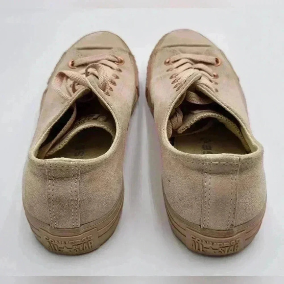 Converse Chuck Taylor Rose Gold Suede All Star Low Mens 6/Womens 8 - Picture 6 of 6